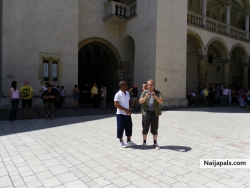 Me and Eric in Wawel Castle, Krakow, Poland