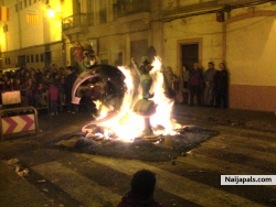 burning of d status (fiesta in valencia Spain)