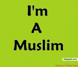 Alhamdulilah... Am a muslim