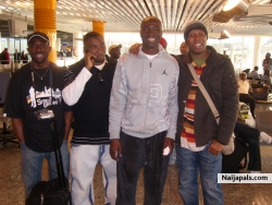 Frankfurt airport with friends