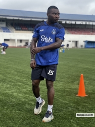 Okere in training 