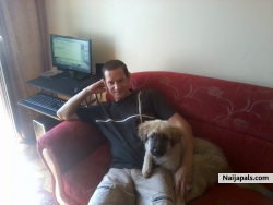 with dog