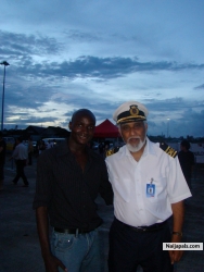 Thats me and the captain of doulos ship