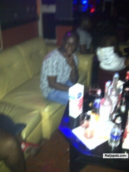 having fun at Page club in Ikeja, Lagos state