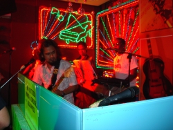 on the stage doing my thing