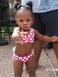 My Grandchild Tamia.