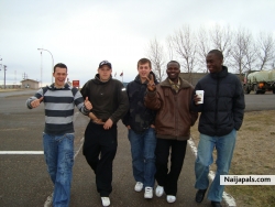 ME AND FELLOW COMRADES IN SUFFIELD CANADA