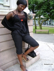 in town chilling