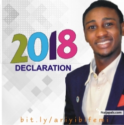 2018 DECLREATION by Ariyibi Oluwafemi Kayode 