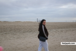 WALKING THE BEACH IN HOEK VAN HOLLAND