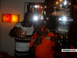 ME N MA HOME BOI ALBAN..CHILLN.WE SO BLINGED OUT U CANT SEE OUR FACES