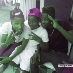 DJ Lukas(star fm) chilling with Ayomide(Azonto egba) & A Zee money(B.T.F ENT)