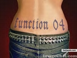 wetin behind it, tel me who do dis design nd gal is so fine. 