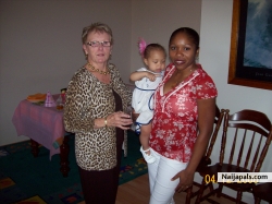 me and my mother inlaw at amra's 1st b/day