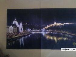 Budapest at night! Oil on Canvas