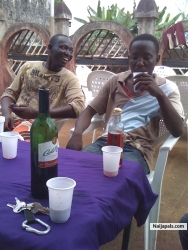 me at my new year party