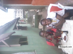 priest Gentle with Prince Gabby,  after studio for the day. nice day with my guy.
