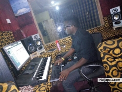 Longnus Tha Rap Son in studio session