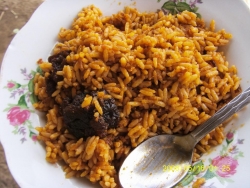 A plate of Rice