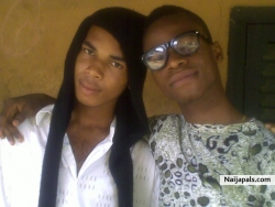 My friend obye and me
