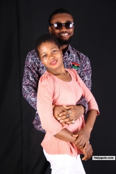 Don Prince aka Sampe and his dearest Wife  Princess Euphemia Nelly Mbah