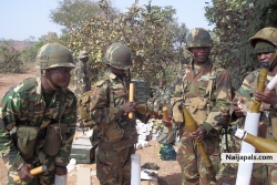 in jaji firing range kaduna with RPG GRENADE