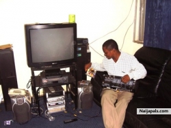 Having a nice time at home