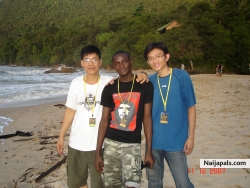 At camp