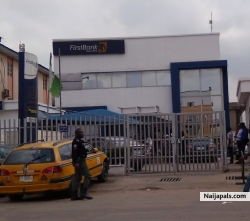First Bank Nigeria got some style. Only taxi is allow to bring a visitor into visiting!