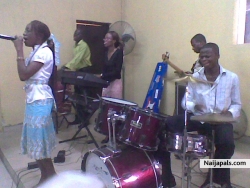 in church...