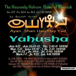 yahusha hamashiah JESUS IS LORD! 