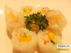 California Maki in Rice Paper Roll