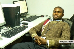 in the office