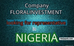 The company Floralinvestment opened an office in Nigeria. Wanted representatives of our company.