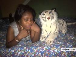 on bed alone in my rum