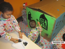 Kids learning to understand Green.
