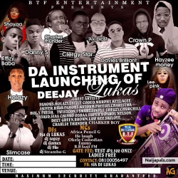 DA INSTRUMENST LAUNCHING OF 9JA DJ LUKAS @BTF_RECORDLABEL @DannyS9ja @NL_Official @Naijapals @lindaikeji