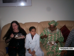 christmas at the house of sly izamoje in Amsterdam