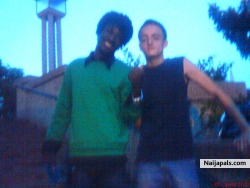 me nd my friend who is from Nigeria but he lives nd works in Czech Republic