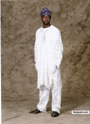 African attire.