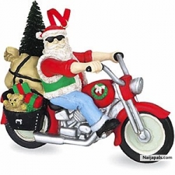 Christmas Biker Santa Clause