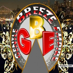 Gentle Breeze Empire logo, a Grand Super star Record label, music and entertainment company, dealing with event management and generall merchandise.