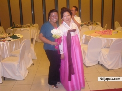 A wedding of my friend with Korean hubby