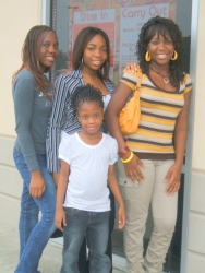 me (the very left w/ gray on)and my sisters