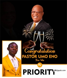 Congratulations pastor UMOENO 