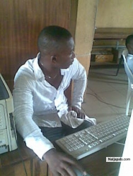 at the office