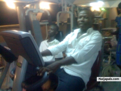 at the gym