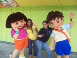 Hanging with Dora and Diego
