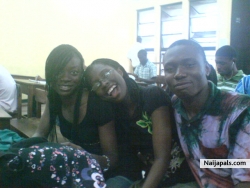 me and my class mates, Damilare and Gucci