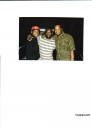Frankie,African China and honourable DJ Abbass After concert hang out